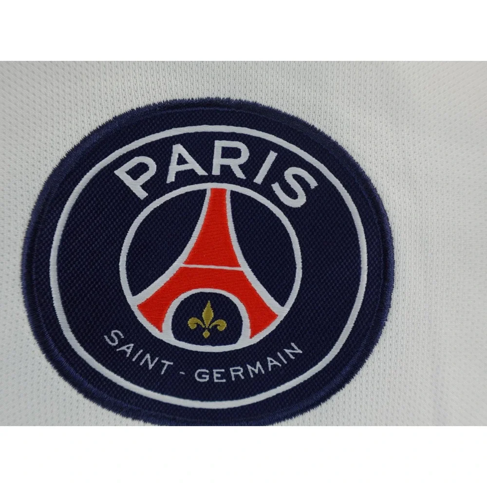Paris Saint Germain PSG‎ Nike Dri Fit Soccer Jersey White Navy Blue Authentic L